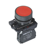 Plastics Push Button Switch Flat Head Momentary 1 Normally-Open